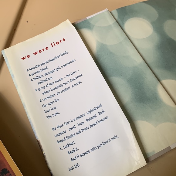 2/$20! We Were Liars novel by E.Lockhart hardcover - Picture 4 of 4
